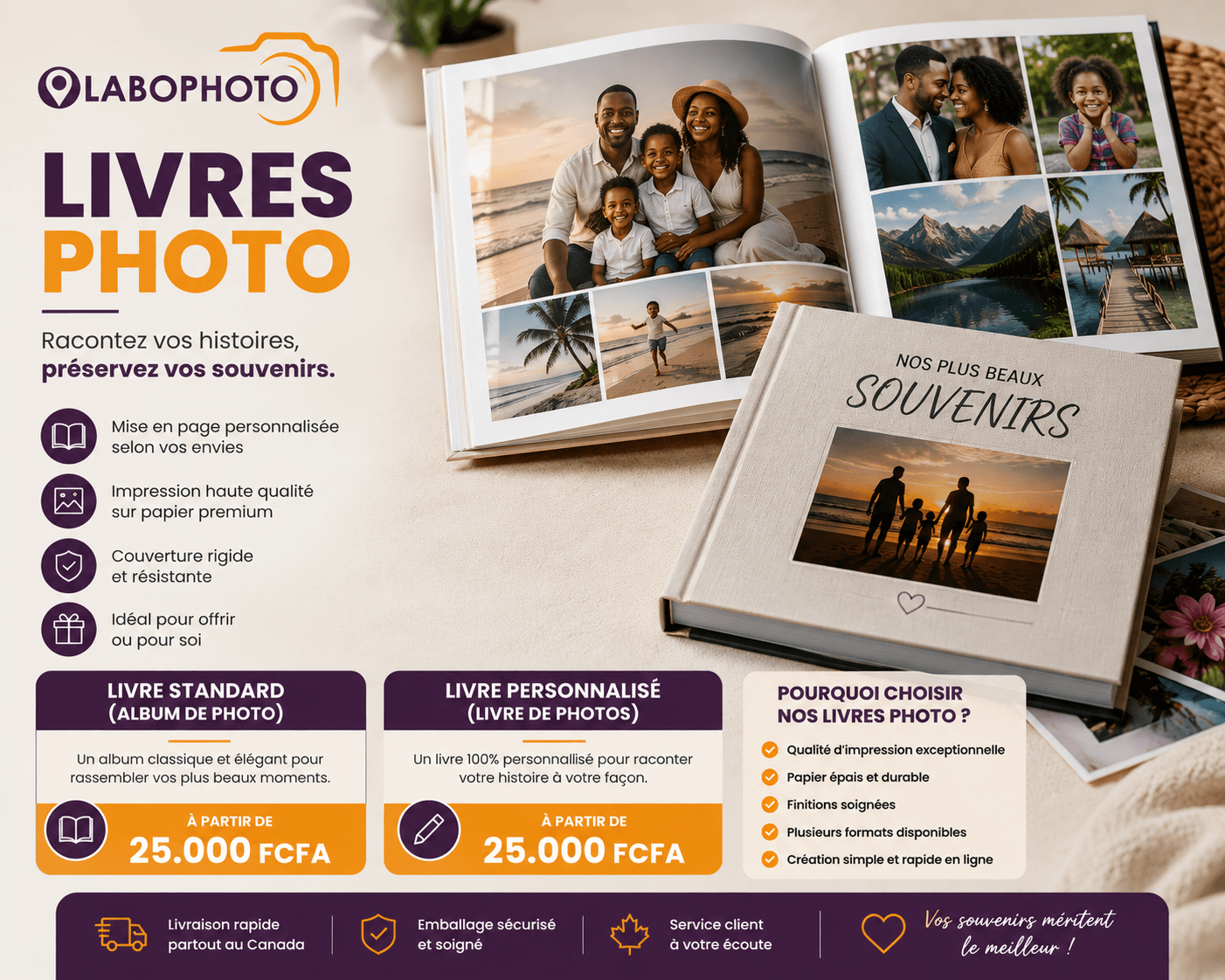 Livre standard (album photo)